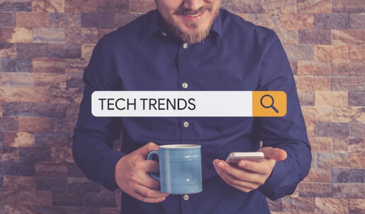 TECH TRENDS Concept